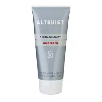 Lloyds Pharmacy Altruist sun cream spf30 offer