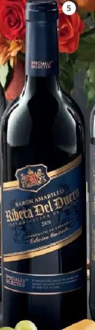 Aldi Ribera Del Duero 75cl offer