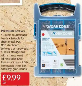 Aldi Premium Screws offer