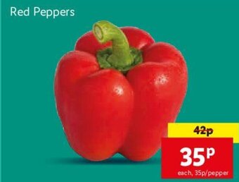 Lidl Red Peppers offer