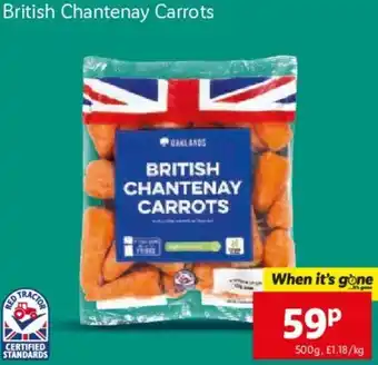 Lidl British Chantenay Carrots 500g offer