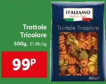 Lidl Italiamo Trottole Tricolore 500g offer