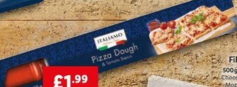 Lidl Italiamo Pizza Dough & Tomato Sauce 600g offer