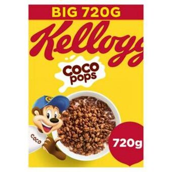 Sainsbury's Kellogg's coco pops breakfast cereal 720g offer