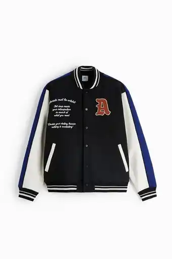 ZARA Bomber jacket with patches offer