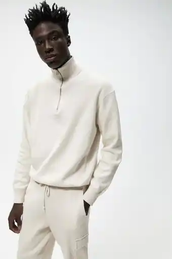 ZARA High neck sweater with zip offer