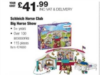 Costco Schleich horse club big horse show offer