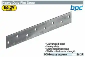 Toolstation Heavy duty flat strap bpc offer