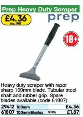 Toolstation Prep heavy duty scraper offer