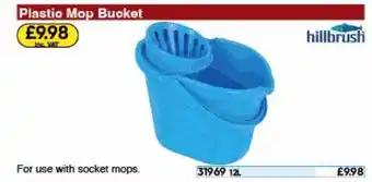 Toolstation Plastic mop bucket hillbrush offer