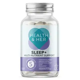 Lloyds Pharmacy Health & her sleep+ capsules offer