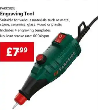 Lidl Parkside Engraving Tool offer