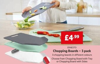 Lidl Ernesto Chopping Boards-3 Pa offer