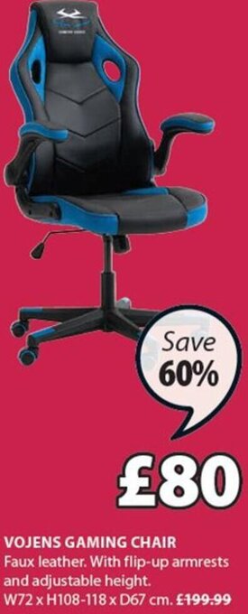 JYSK Vojens Gaming Chair offer