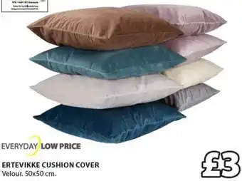 JYSK Ertevikke Cushion Cover Velour. 50x50 Cm. offer