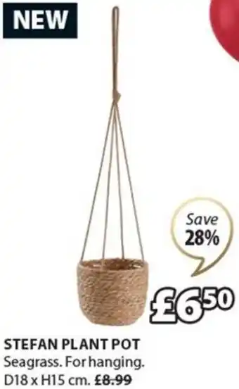 JYSK Stefan Plant Pot D18 x H15 Cm. offer