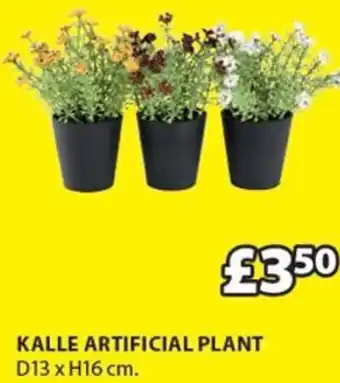 JYSK Kalle Artificial Plant D13 x H16 Cm. offer