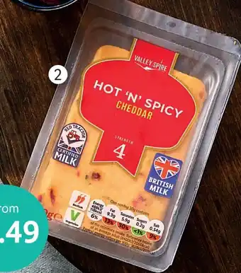 Lidl Valley Spire Hot 'N' Spicy Cheddar 200g offer