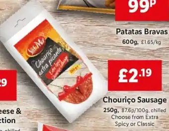 Lidl Chourico Sausage 250g offer