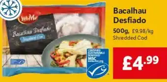 Lidl Bacalhau Desfiado 500g offer