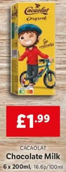 Lidl Chocolate Mix 6 x 200ml offer
