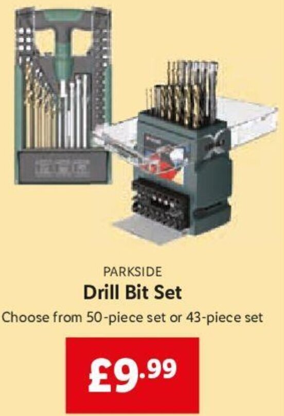 Drill Bit Set offer at Lidl