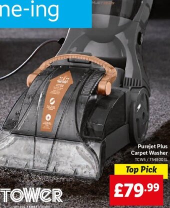 Lidl Purejet Plus Carpet Washer offer