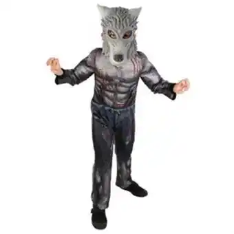Home Bargains Hallow-scream: werewolf costume & mask - kids offer