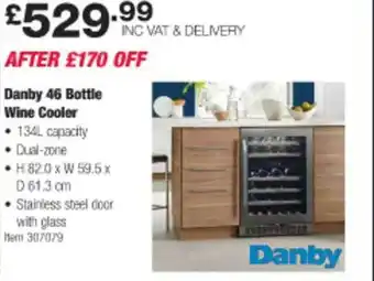 Costco Danby 46 bottle wine cooler offer
