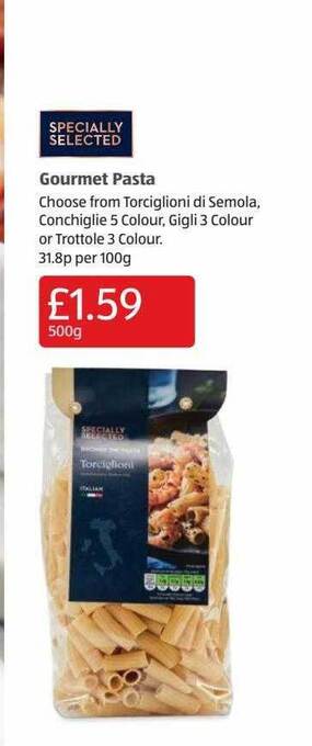 Aldi Gourmet pasta offer