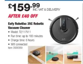 Costco Eufy robovac 35c robotic vacuum cleaner offer