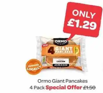 Spar Ormo giant pancakes offer
