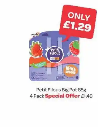 Spar Petit filous big pot offer
