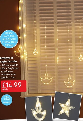 Aldi Festival Of Light Curtain offer