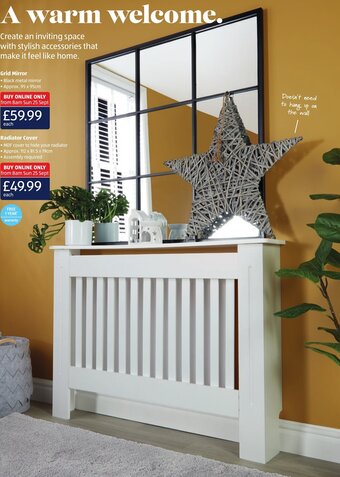 Aldi Radiator Cover offer