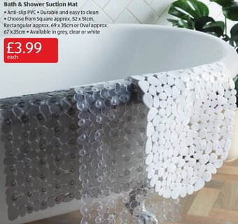Aldi Bath & Shower Suction Mat offer