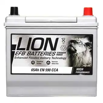 Euro Car Parts Lion efb 005 car battery - 3 year guarantee offer