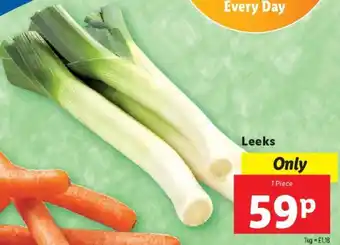 Lidl Leeks offer