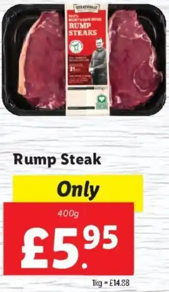 Lidl Rump Steak 400g offer