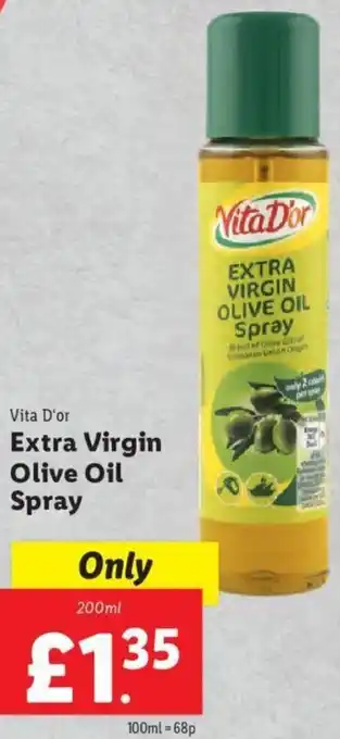Lidl Extra Virgin Olive Oil Spray 200ml offer