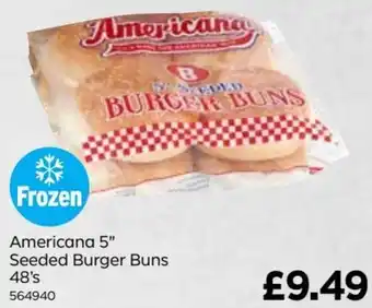 Bestway Seeded Burger Buns 48's offer