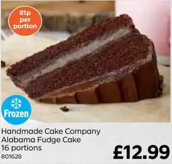 Bestway Alabama Fudge Cake 16 Portions offer