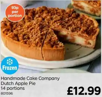 Bestway Dutch Apple Pie 14 Portions offer