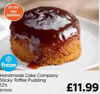 Bestway Sticky Toffee Pudding offer