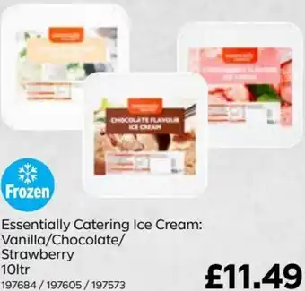 Bestway Ice Cream: Vanilla/Chocolate/Strawberry 10L offer