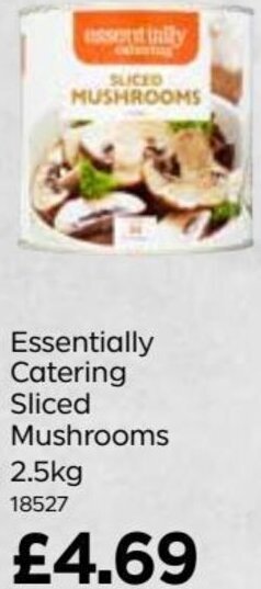 Bestway Sliced Mushrooms 2.5Kg offer