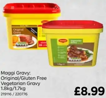 Bestway Gravy: Original/Gluten Free Vegetarian Gravy 1.8Kg/1.7Kg offer