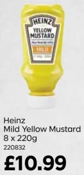 Bestway Mild Yellow Mustard 8 x 220g offer
