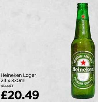 Bestway Heineken Lager 24 x 330ml offer