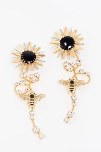 ZARA Elie top bee flower earrings - special edition offer